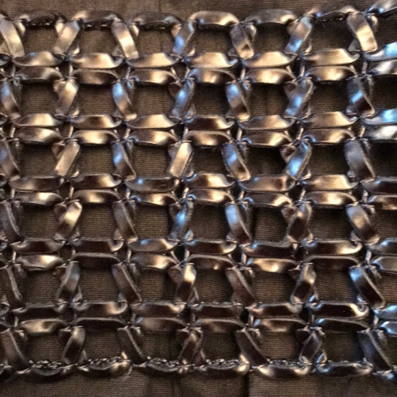 Bebe 2b black corset zip front sweetheart neck top - Picture 9 of 10